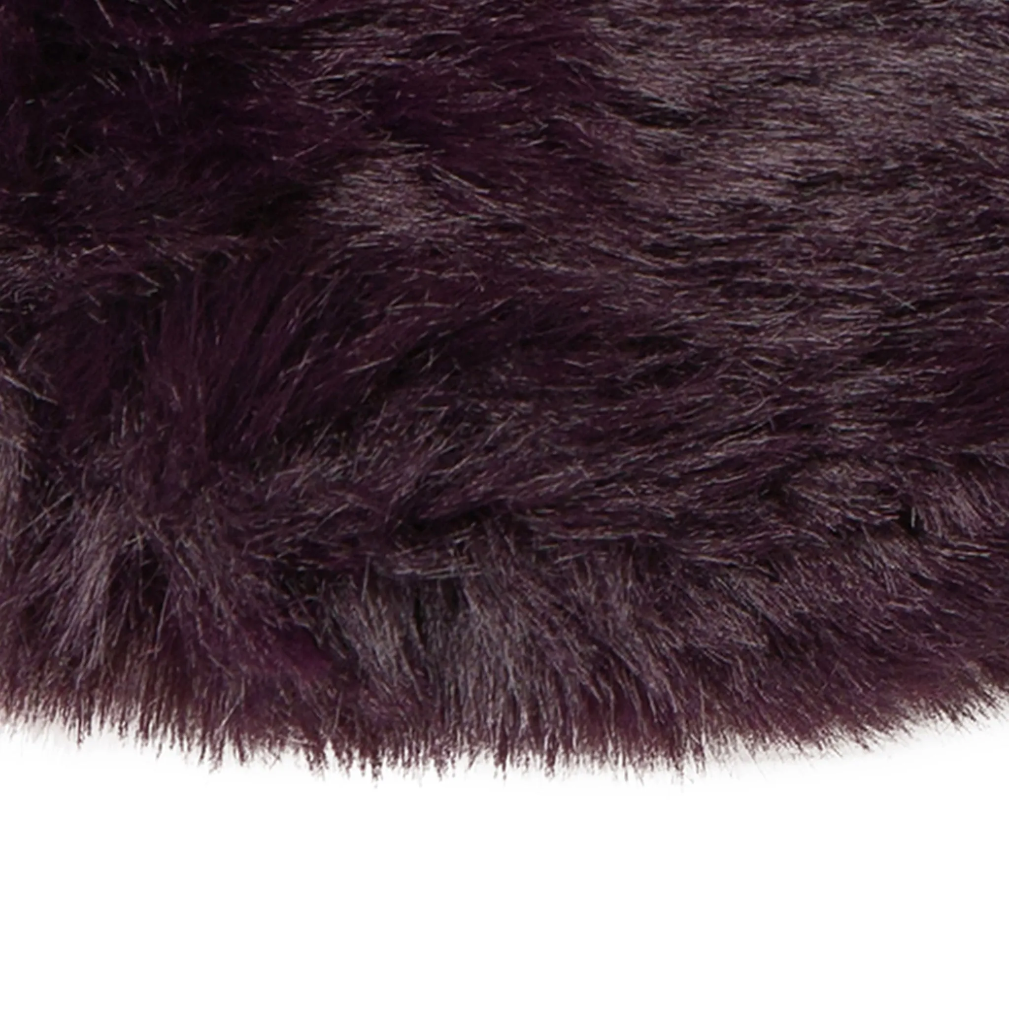 Women's Touchscreen Velour-Lined Faux Suede Gloves with Faux Fur Cuffs