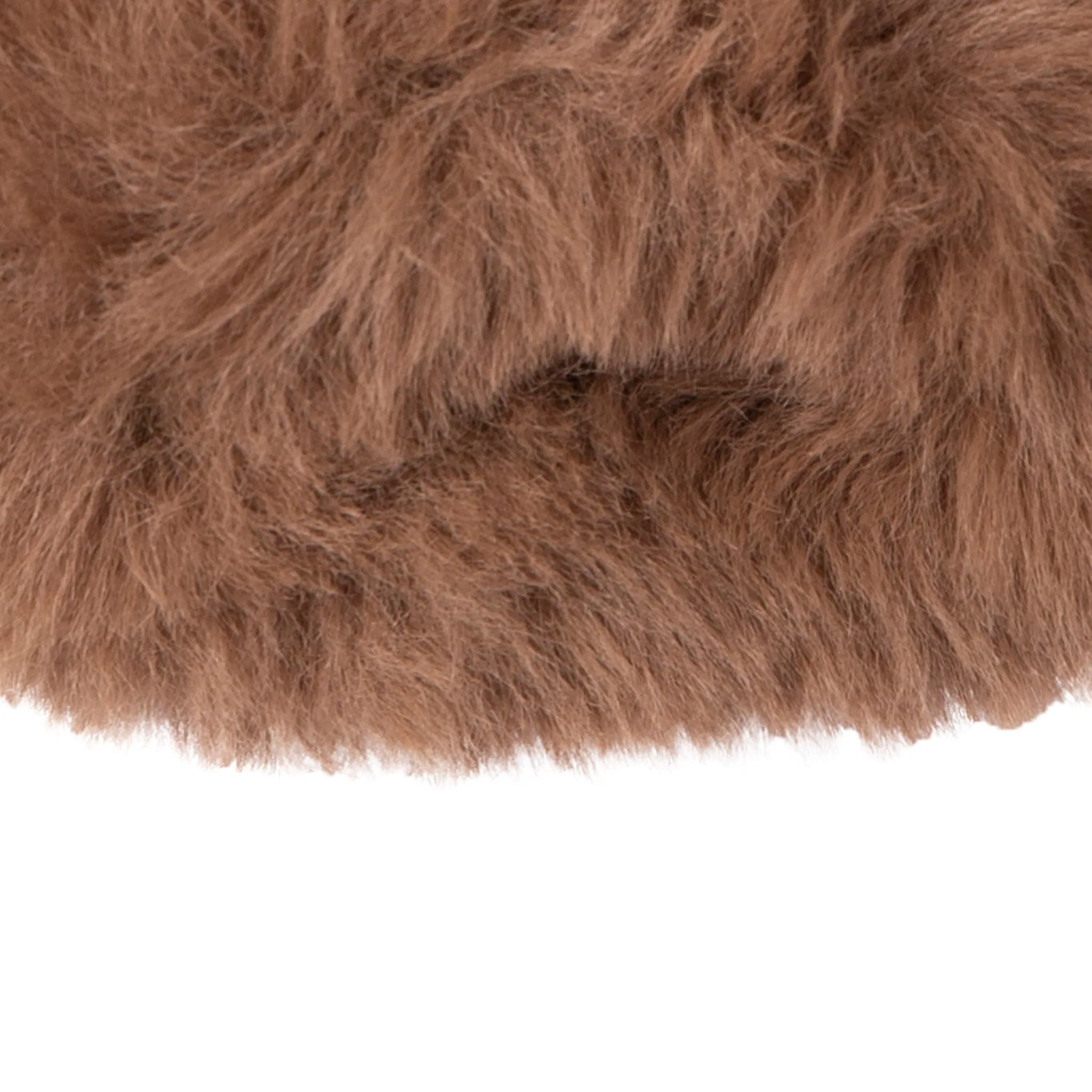 Women's Touchscreen Velour-Lined Faux Suede Gloves with Faux Fur Cuffs